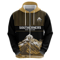 Custom Oceania Football NZ South Island Hoodie Minimal Mount Cook Silhouette LT9 - Polynesian Pride
