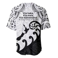 Kia Haka Maori language Baseball Jersey Te Reo Maori Inspired Art