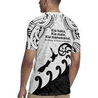 Kia Haka Maori language Rugby Jersey Te Reo Maori Inspired Art