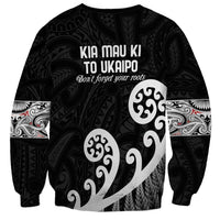 Kia Mau Ki To Ukaipo Sweatshirt Te Reo Maori Koru Fern Art
