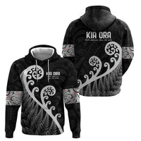 Kia Ora Maori Language Hoodie Te Reo Maori Koru Fern Art
