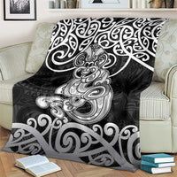 Te Reo Maori Tiki Inspired Art Blanket