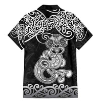 Te Reo Maori Tiki Inspired Art Family Matching Mermaid Dress and Hawaiian Shirt LT9 - Polynesian Pride