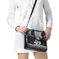 Te Reo Maori Tiki Inspired Art Shoulder Handbag