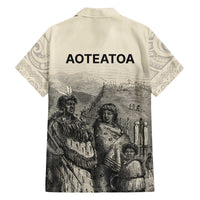 Whanau Maori Language Family Matching Puletasi and Hawaiian Shirt Te Reo Maori Inspired Art LT9 - Polynesian Pride