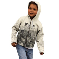 Whanau Maori Language Kid Hoodie Te Reo Maori Inspired Art