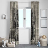 Whanau Maori Language Window Curtain Te Reo Maori Inspired Art