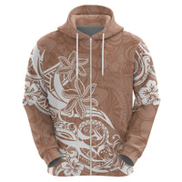Polynesian Sunset Plumeria Hoodie Pacific Island Tribal Nude Style LT9 - Polynesian Pride