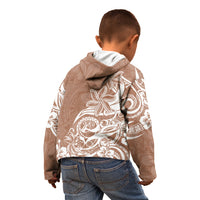Polynesian Sunset Plumeria Kid Hoodie Pacific Island Tribal Nude Style LT9 - Polynesian Pride