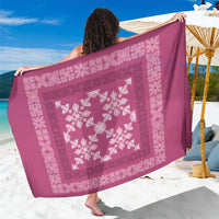 Hawaiian Quilt Pattern Sarong Pink Hawaii Culture Tropical - Polynesian Pride