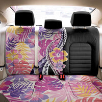 Aloha Vintage Hibiscus Lei Seamless Pattern Back Car Seat Cover - Polynesian Pride