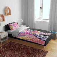 Aloha Vintage Hibiscus Lei Seamless Pattern Bedding Set - Polynesian Pride