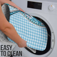 Aloha Vintage Palaka Floral Hawaiian Quilt Bathroom Set Uliuli Motif - Polynesian Pride