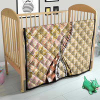 Aloha Vintage Palaka Floral Hawaiian Quilt Quilt Melemele Motif - Polynesian Pride