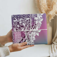 Aloha Vintage Plumeria Hawaiian Tapa Pattern Wrapping Paper Gradient Hawaiian Tapa Pattern - Polynesian Pride