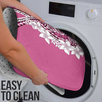 Aloha Vintage Plumeria Hawaiian Tapa Pattern Bathroom Set Pink Hawaiian Tapa Pattern - Polynesian Pride