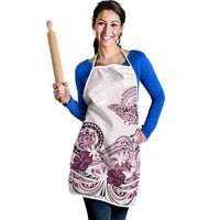 Polynesian Manta Ray Apron Pink Floral Turtle Tattoo - Polynesian Pride