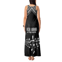 NZ Rugby Tank Maxi Dress Kapa Opango Maori Haka With Years of The All Black Champions LT9 - Polynesian Pride