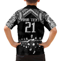 Custom NZ Rugby Family Matching Summer Maxi Dress and Hawaiian Shirt Kapa Opango Maori Haka With Years of The All Black Champions LT9 - Polynesian Pride