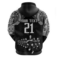 Custom NZ Rugby Hoodie Kapa Opango Maori Haka With Years of The All Black Champions LT9 - Polynesian Pride