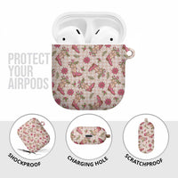 Beige Paniolo Palaka Hawaiian Cowgirl Christmas AirPods Case - Polynesian Pride