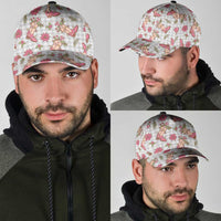 Gray Paniolo Palaka Hawaiian Cowgirl Christmas Classic Cap - Polynesian Pride