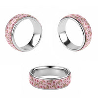 Pink Paniolo Palaka Hawaiian Cowgirl Christmas Classic Ring LT9 - Polynesian Pride