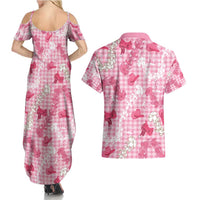 Paniolo Palaka Hawaiian Cowgirl Couples Matching Summer Maxi Dress and Hawaiian Shirt - Polynesian Pride