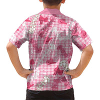 Paniolo Palaka Hawaiian Cowgirl Family Matching Long Sleeve Bodycon Dress and Hawaiian Shirt LT9 - Polynesian Pride