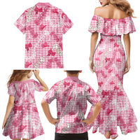 Paniolo Palaka Hawaiian Cowgirl Family Matching Mermaid Dress and Hawaiian Shirt LT9 - Polynesian Pride