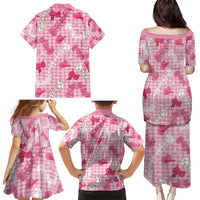 Paniolo Palaka Hawaiian Cowgirl Family Matching Puletasi and Hawaiian Shirt LT9 - Polynesian Pride
