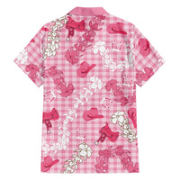 Paniolo Palaka Hawaiian Cowgirl Family Matching Tank Maxi Dress and Hawaiian Shirt LT9 - Polynesian Pride