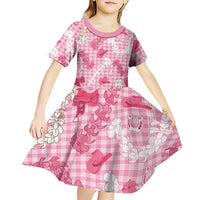 Paniolo Palaka Hawaiian Cowgirl Kid Short Sleeve Dress - Polynesian Pride