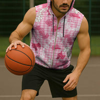 Paniolo Palaka Hawaiian Cowgirl Sleeveless Zip Hoodie - Polynesian Pride