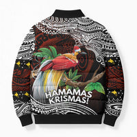 Papua New Guinea Christmas Bomber Puffer Jacket - Polynesian Pride