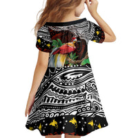Papua New Guinea Christmas Family Matching Summer Maxi Dress and Hawaiian Shirt LT9 - Polynesian Pride