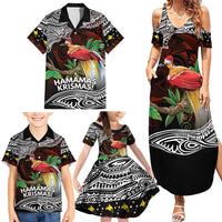 Papua New Guinea Christmas Family Matching Summer Maxi Dress and Hawaiian Shirt LT9 - Polynesian Pride