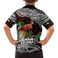 Papua New Guinea Christmas Family Matching Tank Maxi Dress and Hawaiian Shirt LT9 - Polynesian Pride
