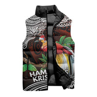 Papua New Guinea Christmas Sleeveless Puffer Jacket - Polynesian Pride