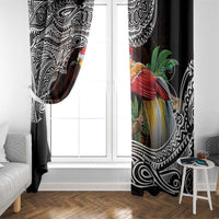 Papua New Guinea Christmas Window Curtain - Polynesian Pride