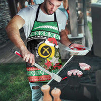 Vanuatu Pig's Tusk Meri Krismas! Apron Vanuatuan Sand Drawing Pattern - Polynesian Pride