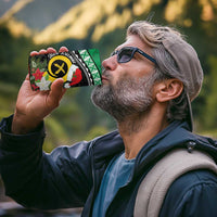 Vanuatu Pig's Tusk Meri Krismas! 4 in 1 Can Cooler Tumbler Vanuatuan Sand Drawing Pattern - Polynesian Pride