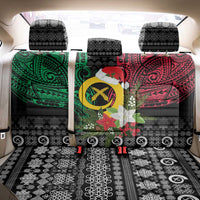 Vanuatu Pig's Tusk Meri Krismas! Back Car Seat Cover Vanuatuan Ancient Art Spirit - Polynesian Pride