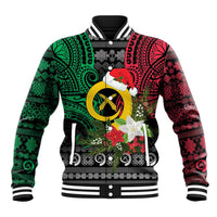 Vanuatu Pig's Tusk Meri Krismas! Baseball Jacket Vanuatuan Ancient Art Spirit - Polynesian Pride