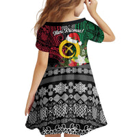 Vanuatu Pig's Tusk Meri Krismas! Family Matching Off Shoulder Maxi Dress and Hawaiian Shirt Vanuatuan Ancient Art Spirit LT9 - Polynesian Pride