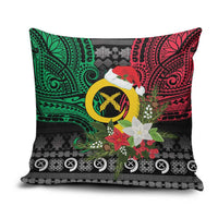 Vanuatu Pig's Tusk Meri Krismas! Pillow Cover Vanuatuan Ancient Art Spirit - Polynesian Pride