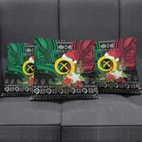 Vanuatu Pig's Tusk Meri Krismas! Pillow Cover Vanuatuan Ancient Art Spirit - Polynesian Pride
