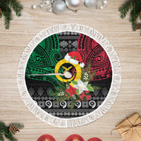 Vanuatu Pig's Tusk Meri Krismas! Tree Skirt Vanuatuan Ancient Art Spirit - Polynesian Pride