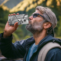 Ia Orana Tahiti Personalised 4 in 1 Can Cooler Tumbler French Polynesia Hook Tattoo Special White Color - Polynesian Pride