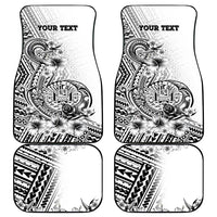 Ia Orana Tahiti Personalised Car Mats French Polynesia Hook Tattoo Special White Color LT9